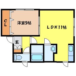 札幌駅 徒歩9分 4階の物件間取画像